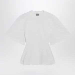 Balenciaga Shaped T-shirt in heavy cotton jersey in white