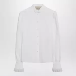 Valentino White cotton poplin shirt