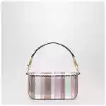 Valentino Garavani Small Locò shoulder bag in multicolour laminated elaphe leather