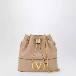 Valentino Garavani Pink leather Vlogo Signature mini hobo bag