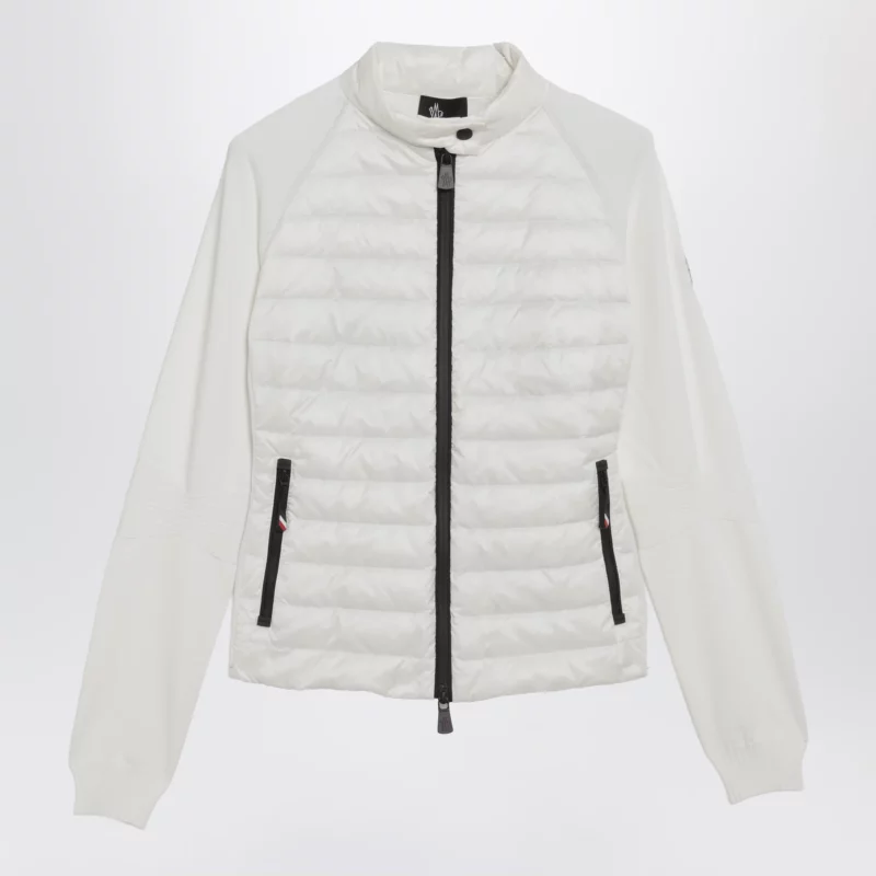 Moncler Grenoble White Day-Namic padded cardigan