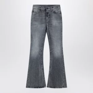 Acne Studios Black faded flared jeans