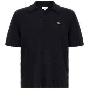 Lacoste Bouclé Knitted Polo Shirt