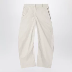 Acne Studios Casual twill trousers light beige
