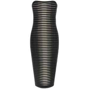 Elisabetta Franchi Striped Dégradé Dress