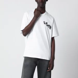 AMIRI White Domino Cotton T-Shirt