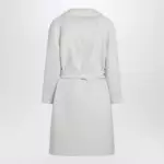 S Max Mara Ivory short double wool coat
