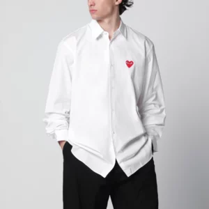 Comme des Garçons Shirt White cotton shirt