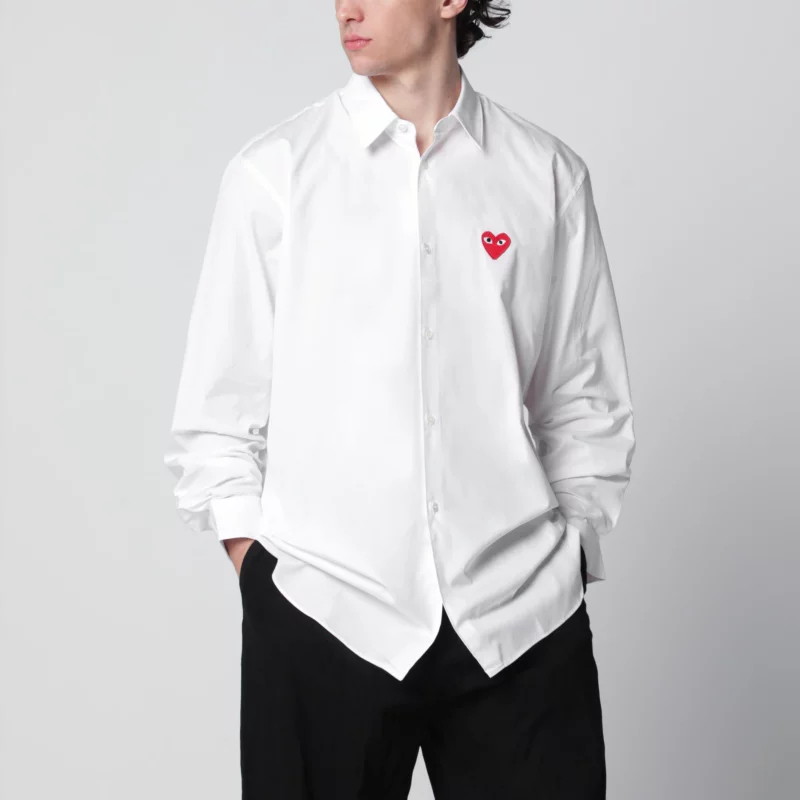 Comme des Garçons Shirt White cotton shirt