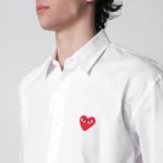 Comme des Garçons Shirt White cotton shirt