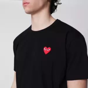 Comme des Garçons Shirt Black cotton T-shirt