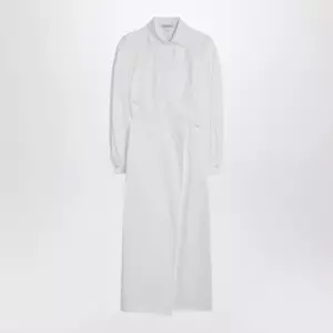 Max Mara White shirt dress in cotton twill
