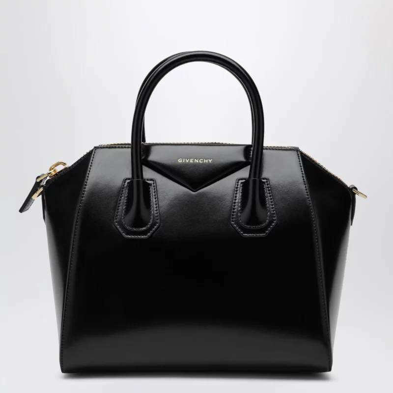 Givenchy Small Black Antigona Bag In Leather