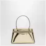 Givenchy Antigona gold mirror-effect leather beauty case