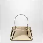 Givenchy Antigona gold mirror-effect leather beauty case