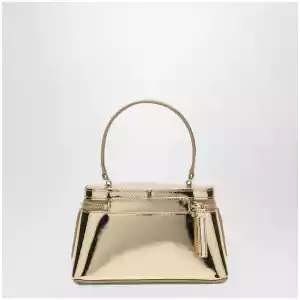 Givenchy Antigona gold mirror-effect leather beauty case