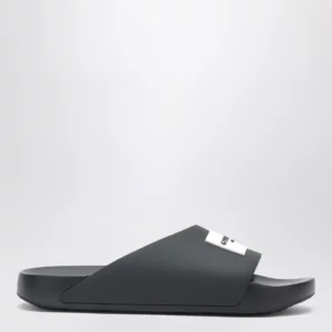 Givenchy Label flat mules in black rubber