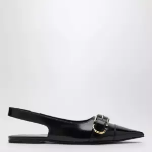Givenchy Voyou black leather slingback