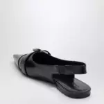 Givenchy Voyou black leather slingback