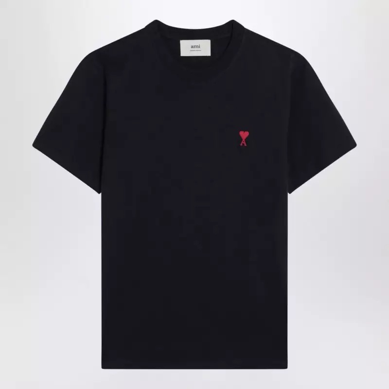 Ami Paris Ami De Coeur night blue t-shirt