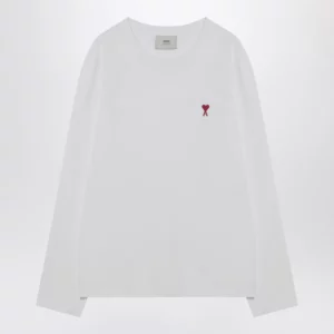 Ami Paris White Ami De Coeur sweater