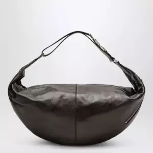 LEMAIRE Quiver Clip brown leather bag
