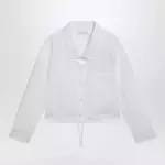 Givenchy White short poplin shirt