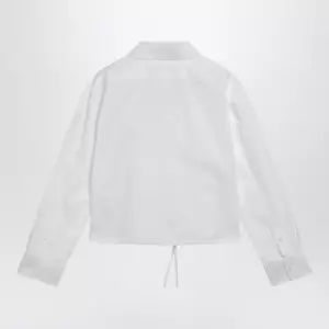 Givenchy White short poplin shirt
