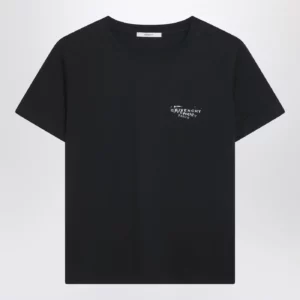 Black T-shirt with Givenchy Stamp print