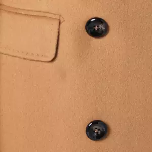 Tagliatore Beige wool and cashmere double-breasted coat