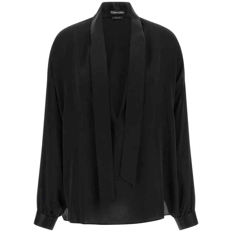 CA3333FAX1507NAA_01_M_2025-12-18T09-43-07.778Z-2 Tom Ford Lavallière Neck Blouse