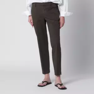 PT Torino Brown cotton trousers