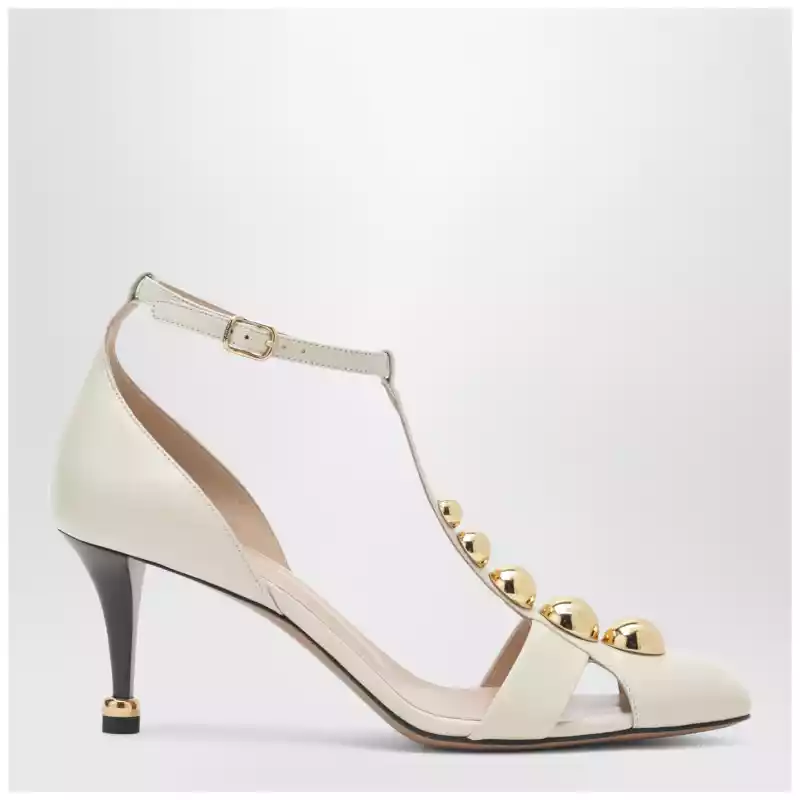 Chloé Cleia ivory heeled sandals
