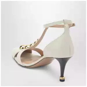 Chloé Cleia ivory heeled sandals