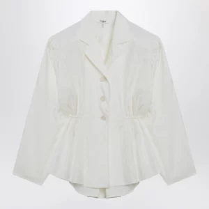 Chloé Ivory silk-blend blouse