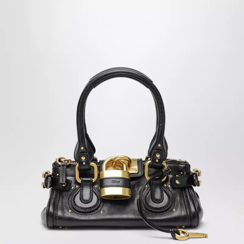 Chloé Small black Paddington leather bag