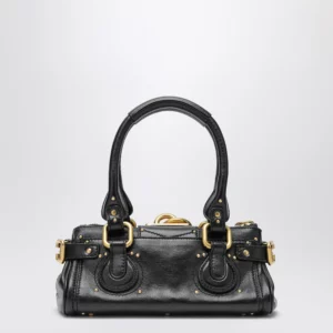Chloé Small black Paddington leather bag