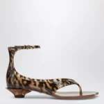 Chloé Jelly sandals in TPU with leopard print