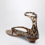 Chloé Jelly sandals in TPU with leopard print