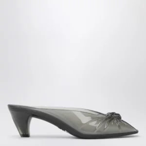 Chloé Jelly clog mules in transparent TPU, grey