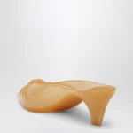 Chloé Jelly mules with bow in orange TPU