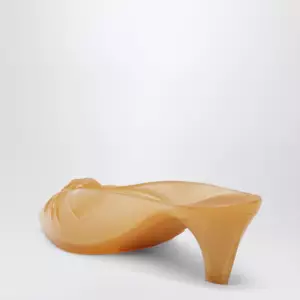 Chloé Jelly mules with bow in orange TPU