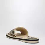 Chloé Sand mules in hand-braided recycled rope, black