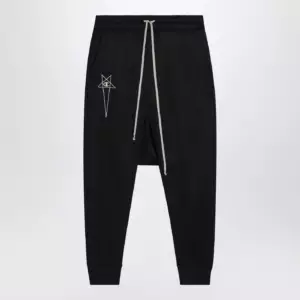 Champion x Rick Owens Black Prisoner Drawstring joggers