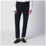 PT Torino Navy blue wool-blend trousers