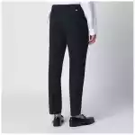 PT Torino Navy blue wool-blend trousers