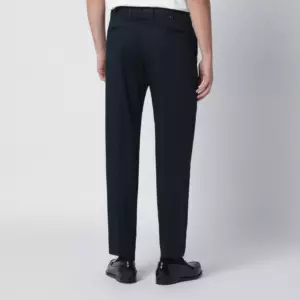 PT Torino Blue cotton-blend trousers