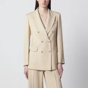 P.A.R.O.S.H. Champagne double-breasted jacket