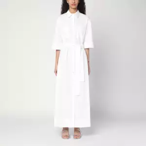 P.A.R.O.S.H. White shirt dress with belt