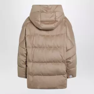 Max Mara The Cube Reversible zip camel down jacket